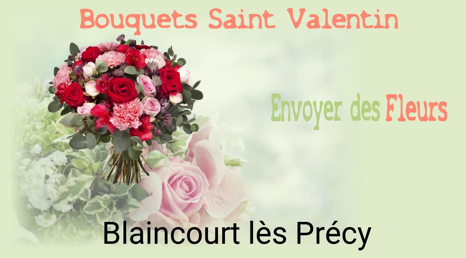 Roses de Saint-Valentin livrées à Blaincourt-lès-Précy